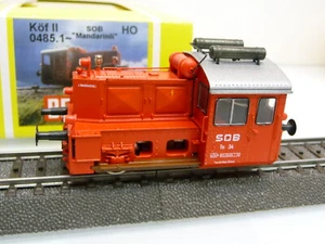 Brawa H0 0485.1 Köf II southeast railway "Mandarinli" Tm 34 red AC for Märklin - Picture 1 of 5