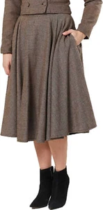 Timeless London «SOPHIE 50s MINI CHECK» Tweed TELLERROCK Plus Size Rockabilly - Bild 1 von 3