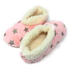 OoohGeez Womens Fuzzy Fun Slippers, House Gripper Sherpa Shoes, The Starz Pink