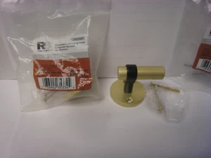 2 Reliabilt Coat Robe Hat Wall Hooks Clothes Towel Hanger Gold Finish Metal - Picture 1 of 5