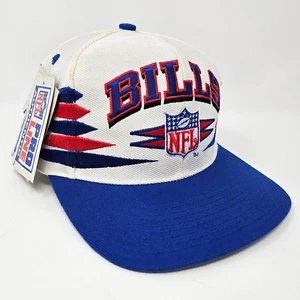 NWT Vintage 90s Buffalo Bills Logo Athletic Pro Line Diamond Cut Snapback Hat - Picture 1 of 11