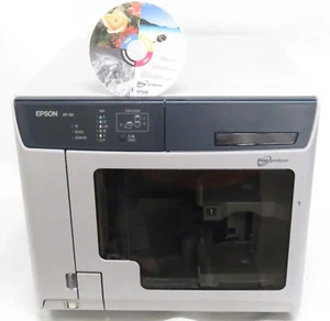 Epson PP-50 Disc Producer * Tested Working, 2% Used * INCOMPLETE!! Details - Afbeelding 1 van 13