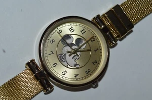 Accutime MK8139B5 Mickey Mouse Watch Quartz 32mm StainlessSteel Strap Works Fine - Picture 1 of 24