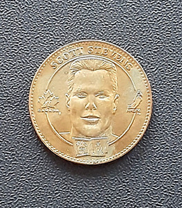 SCOTT STEVENS / ROB ZAMUNER 1997-98 McDONALD'S OLYMPIC TEAM CANADA COINS   90779