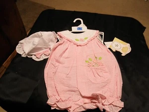 6/9 mo LITTLE BITTY PINK ONE PIECE - Picture 1 of 2