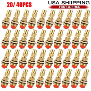 10/20Pc 1/2" Brass Spray Nozzle Atomizing Lawn Misting Sprinkler Patio Gardening - Picture 1 of 16