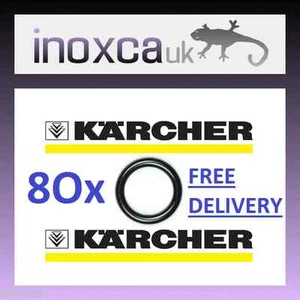 80 O RINGS FOR KARCHER HD HDS HOSE NOZZLE JET LANCE GUN SPARE JOINT SEALS O-RING - Picture 1 of 1