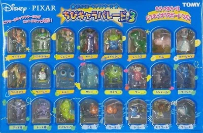 Raro Caja Set 24 Figuras 4cm Disney Pixar Desfile Mágico Parte 3 TOMY Japón Foto 1 de 4