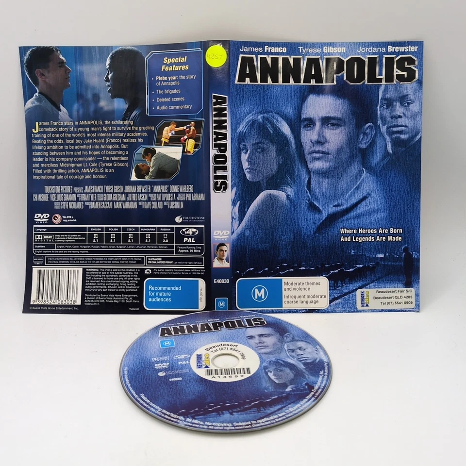 Annapolis (DVD, 2006) R4 DISC & ART ONLY D70 - image 1 of 1