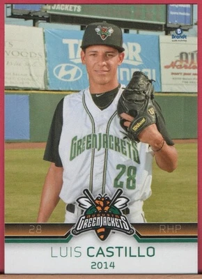 2014 Brandt Sports - LUIS CASTILLO - AUGUSTA GREENJACKETS MiLB Rookie #21 - RC - Image 1 of 2