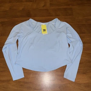All in Motion Everyday Soft Cropped Langarm Neu mit Etikett Gr. L - Bild 1 von 2