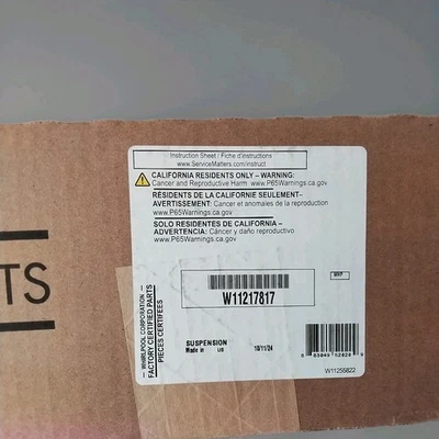 W11217817 KIT DE SUSPENSIÓN LAVADORA HIDROMASAJE CANTIDAD 4 *PIEZA NUEVA OEM* SELLADO Foto 1 de 4