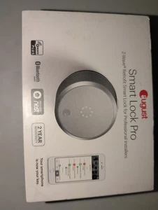 August Smart Lock Pro Z-Wave Retrofit Smart Lock for Professional Installers - Picture 1 of 3