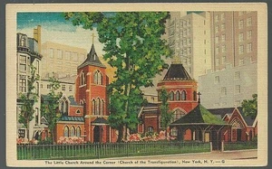 Little Church Around the Corner New York City Vintage Unused Postcard - Picture 1 of 1