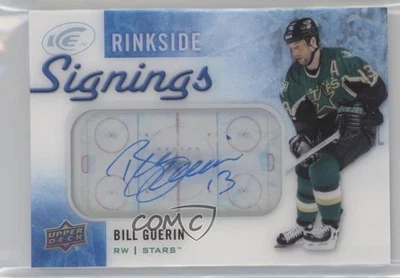 2015-16 Upper Deck Ice Rinkside Signings Bill Guerin #RS-BG Auto - Image 1 of 2