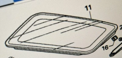 Honda Civic 2006 2007 2008 2009 2010 2011 4 puertas OEM techo corredizo vidrio nuevo Foto 1 de 2