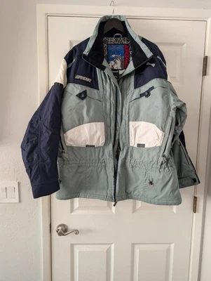 This is a vintage Couloir or Spyder men's insulated ski jacket VG Cond XXL - Image 1 of 4
