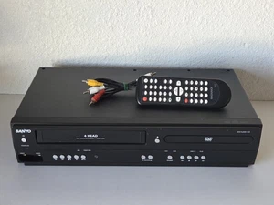 Sanyo FWDV225F VCR DVD VHS Combo Player With Remote & AV Cables - Picture 1 of 9