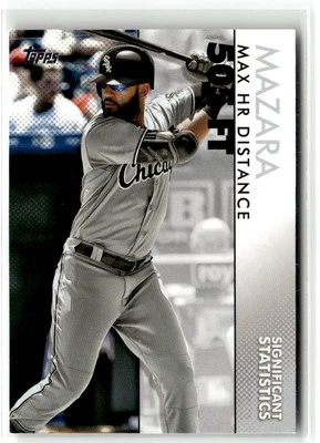 2020 Topps #SS-13 Nomar Mazara Significant Statistics - Image 1 of 2