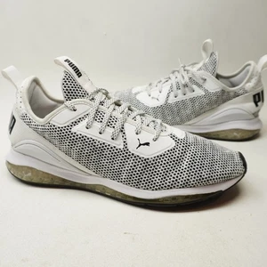 Usado en excelente estado! Zapatillas deportivas Puma Cell Descend para hombre talla 9,5 blancas grises - Imagen 1 de 10