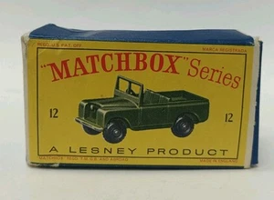 1961-1965 Lesney Matchbox Original D1 Box N°12 Land Rover Container Only - Picture 1 of 7