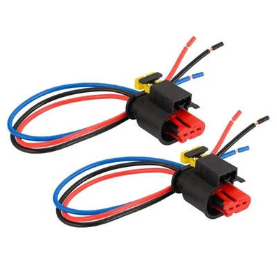2x Ignition Coil Plug Wiring Harness Fit For Fiat Stilo Panda Idea Grande Punto - Image 1 of 4