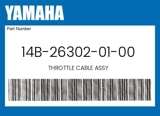 Conjunto de cable de acelerador genuino Yamaha - 14B-26302-01-00 Foto 1 de 4