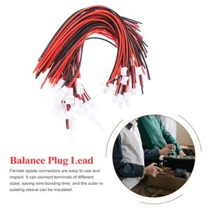 20 Pcs Terminal Wire Connection Cable Power Extension Lead Balance Leads - Afbeelding 1 van 10