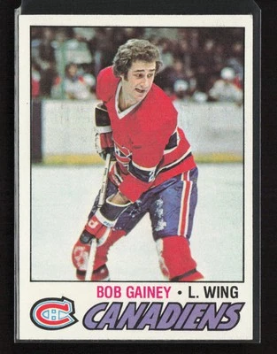 1977-78 Topps #129 Bob Gainey Montreal Canadiens Excellent - Image 1 of 2