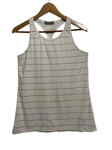 Athleta Tank Top Striped Racerback Sleeveless Workout Gym Top Size Med - Picture 1 of 10