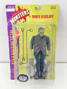 Figura Monstruos Universales Sideshow Toy 1998 Frankenstein Boris Karloff 8" NUEVO - Imagen 1 de 5