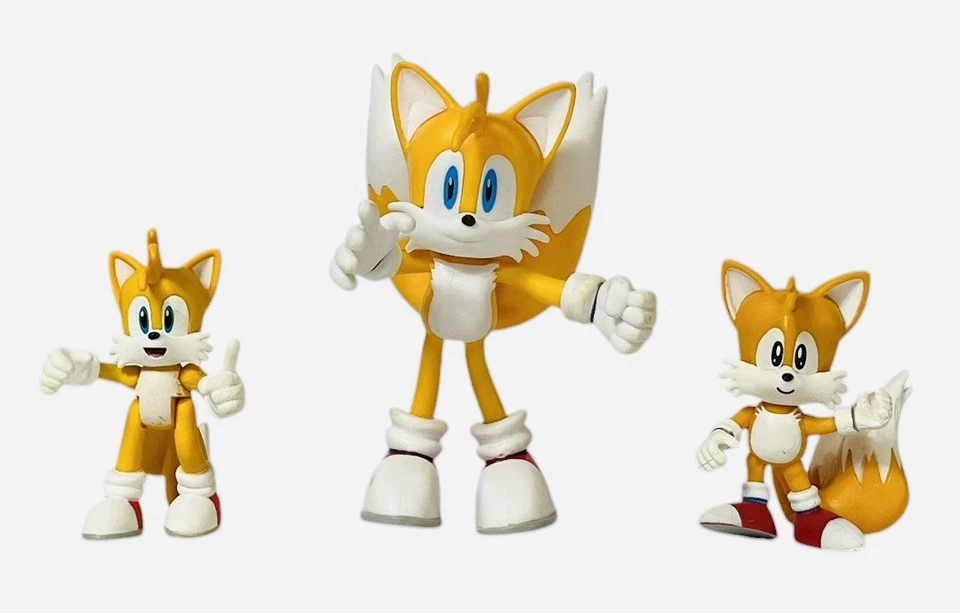 Lote de 3 bonecos Sega Sonic the Hedgehog Toys Tomy Jakks - Imagem 1 de 4