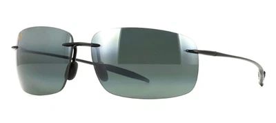 Gafas de sol deportivas polarizadas Maui Jim BREAKWALL 422-02 negras/grises neutros Foto 1 de 3