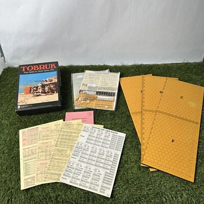 Tobruk Tank Battles North Africa 1942 Board Game 1975 Avalon Hill Sealed Read 👇 - Image 1 of 4