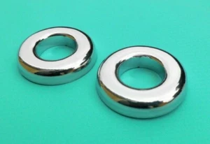 NEW REPLACEMENT RALEIGH CHOPPER MK1 MK2 CHROME SISSY BAR SPRING CUPS x 2  - Picture 1 of 3