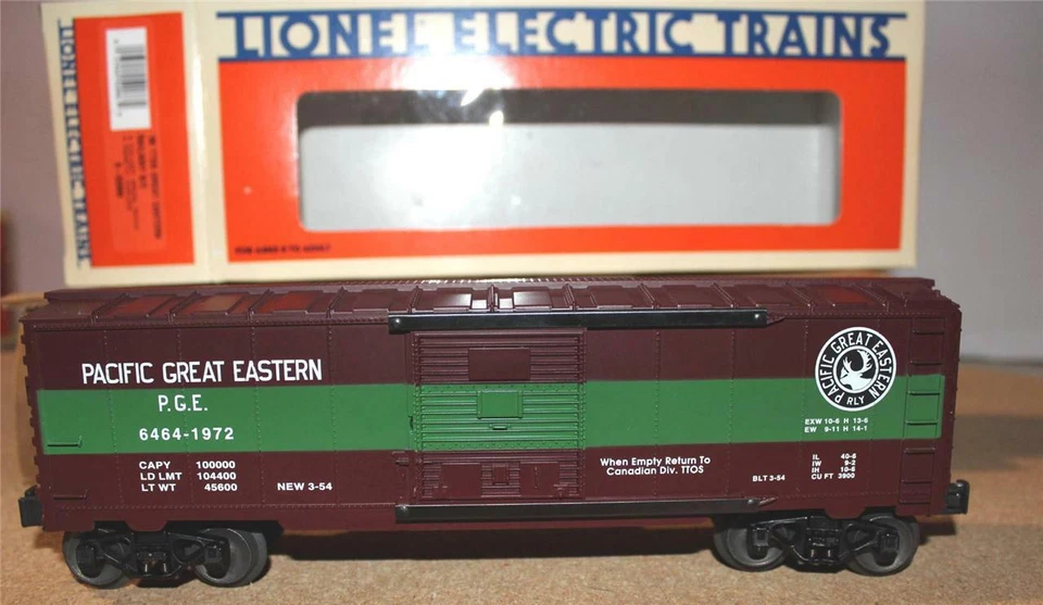 LIONEL LTD PRODUCTION- 52086- TTOS GREAT EASTERN RAILWAY 6464 BOXCAR - MINT- HC1 - Image 1 of 1