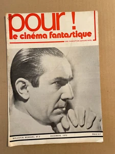 Pour le cinéma fantastique numéro 3 (1972) - Fanzine de cinéma - BE - Bild 1 von 1
