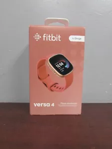 FITBIT VERSA 4 FITNESS SMARTWATCH ROSE M/N: FB523 (22E) - Picture 1 of 4