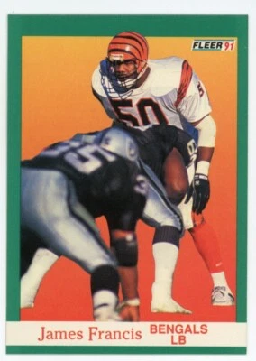 1991 Fleer James Francis #20 - Image 1 of 2