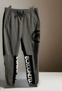 ECKO UNLTD Men’s Gray Black Fleece Jogger Pants Size L/ Gray Black Hoodie Size M - Picture 1 of 12
