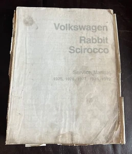 VW Rabbit Scirocco 1975 1979 Service Repair Manual 1976 1977 1978 shop tune up - Picture 1 of 6
