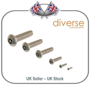 A2 (304) Stainless Steel Pan Head Pin Torx/Resistorx Security Machine Screws - Picture 1 of 1
