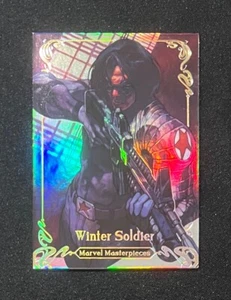 2018 Marvel Masterpieces Base Achievement WINTER SOLDIER Rainbow RBF1 Card - Picture 1 of 3