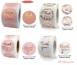 50/100pcs Large Thank You Stickers Labels Craft Paper Gift Sealing Decoration - Picture 1 of 71