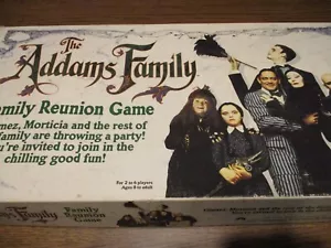 The Addams Family Reunion Game 1991 Gioco da Tavolo Pressman 4445 Film Mercoledì - Foto 1 di 9