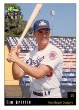1991 Vero Beach Dodgers Classic/Best #20 Tim Griffin