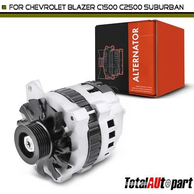 Alternador para Chevrolet Blazer 1989-1992 C1500 C2500 C3500HD 105A 12V 6 ranuras Foto 1 de 4