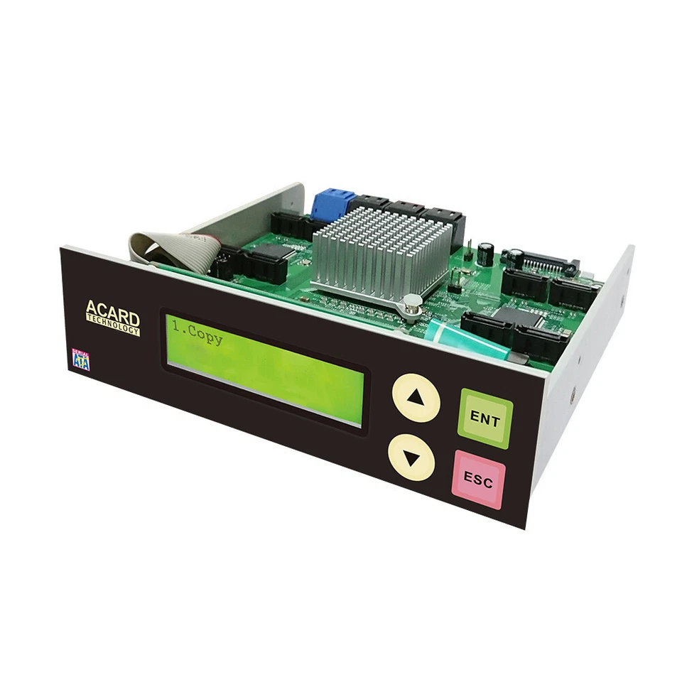 Acard 1 to 15 CD DVD Burner Disc Duplicator Controller + SATA cables ACARD-15T-R - Image 1 of 1
