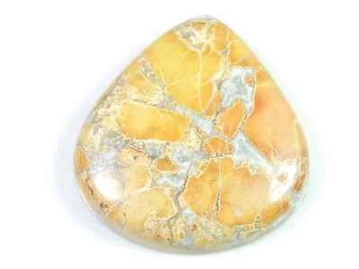 58Cts.Natural Malingano diaspro pera cristallo cabcochon pietra preziosa scio... - Immagine 1 di 4