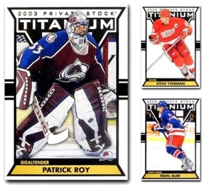 2002-03 Pacific TITANIUM **** PICK YOUR CARD **** From The SET - Picture 1 of 101